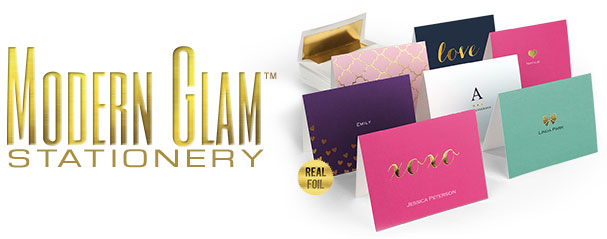 Modern Glam Stationery