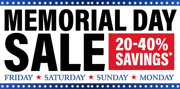 Memorial Day Sale