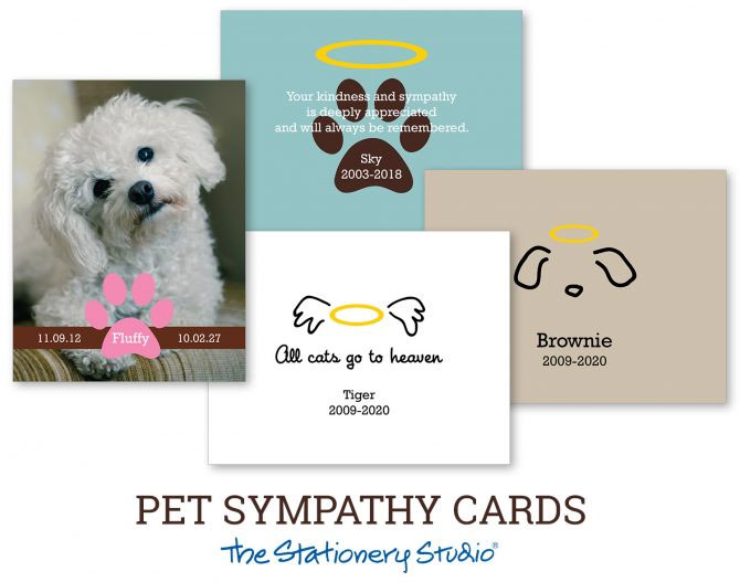 Pet Condolence Cards
