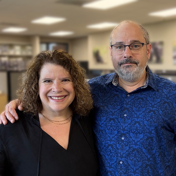 Joan and Rob Asher - Owners, The Stationery Studio