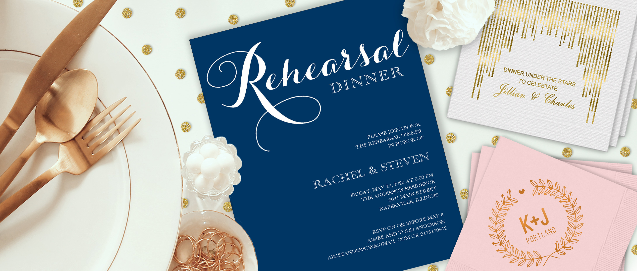 Personalized Wedding Party Supplies The Stationery Studio