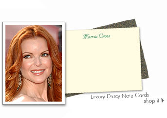 Marcia Cross - Luxury Darcy Note Cards