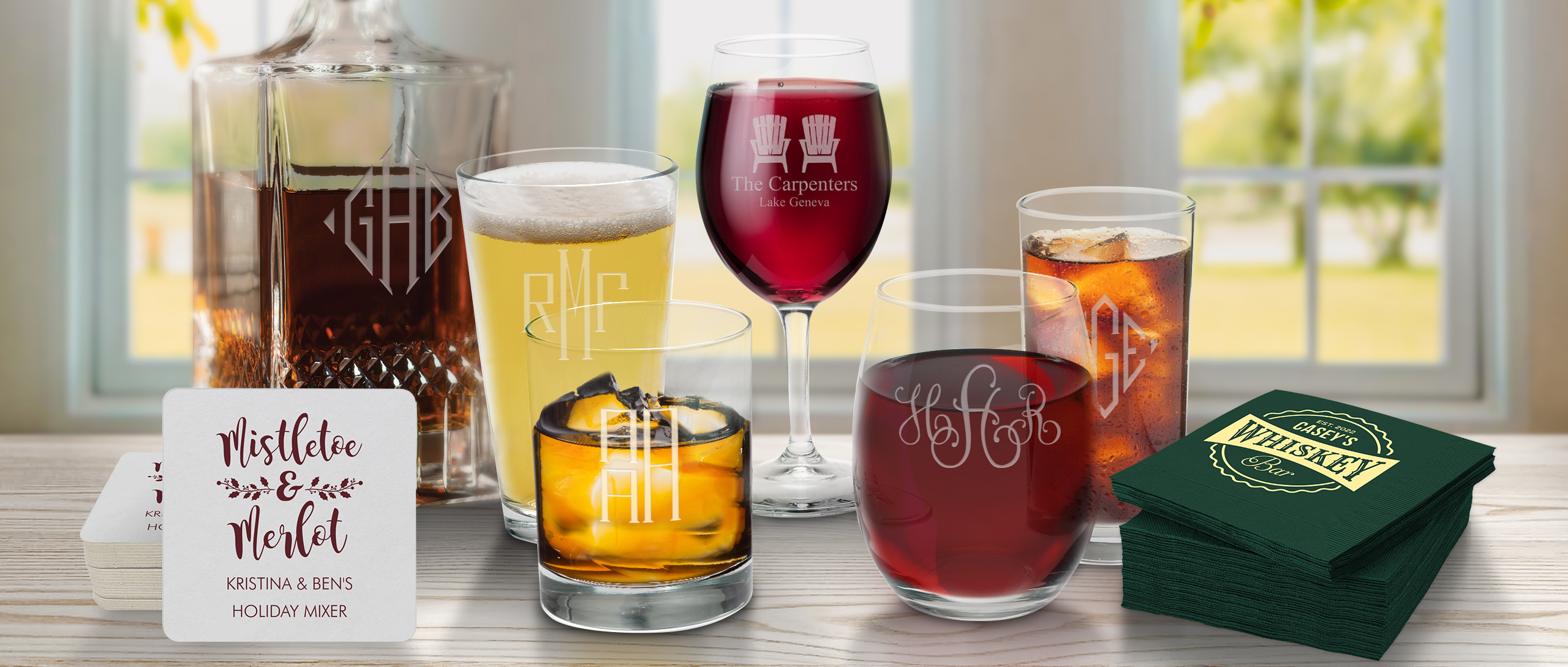 Personalized Barware The Stationery Studio