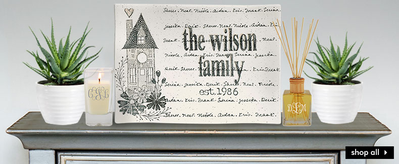 personalized home decor - the stationery studio personalized home decor - the stationery studio