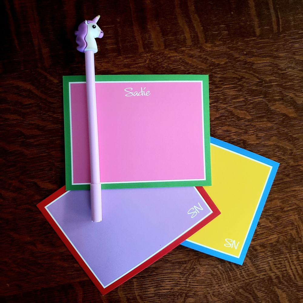 Colorful Correspondence cards