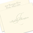 Monte Carlo Folded Note Cards - Embossed