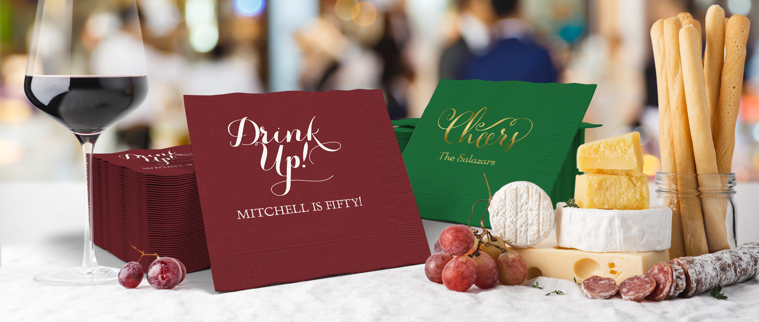 Personalized Napkins The Stationery Studio