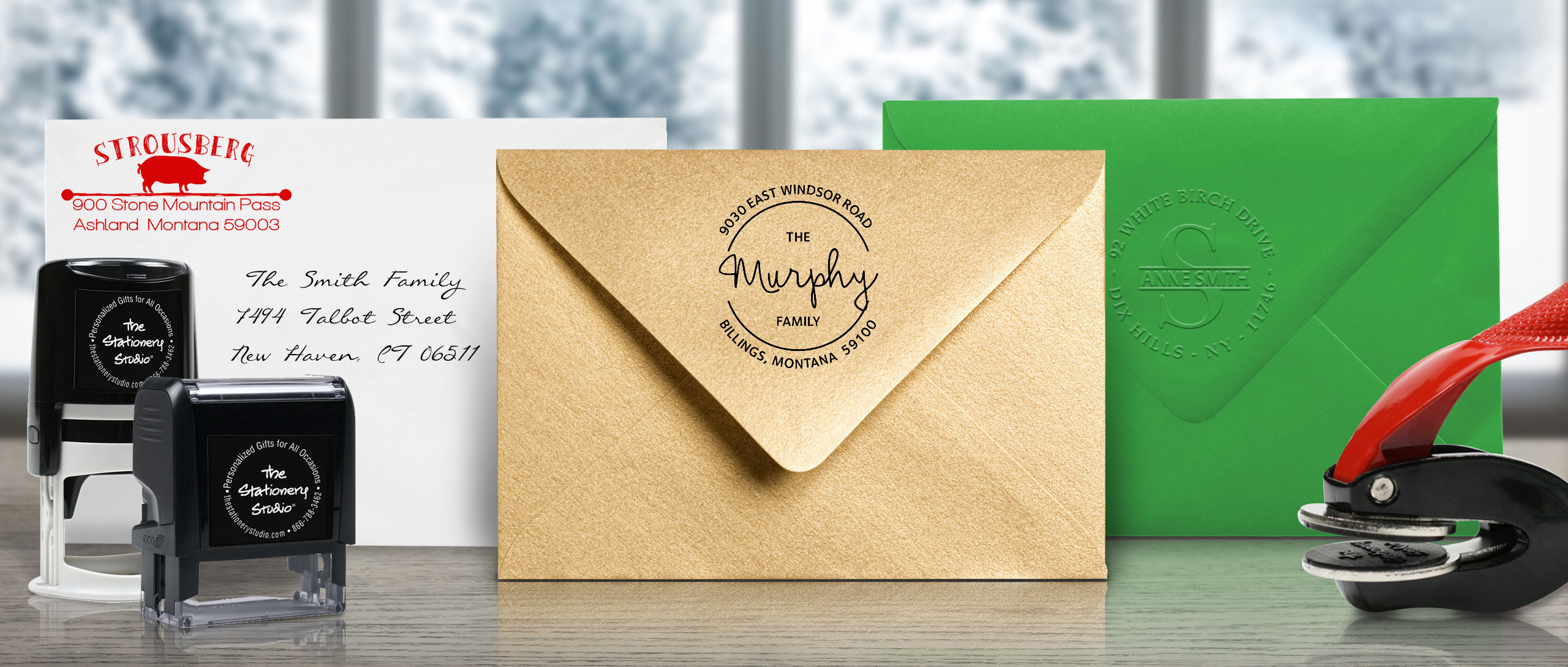 Custom Address Stamps, Personalized Return Address Stamps The Stationery Studio