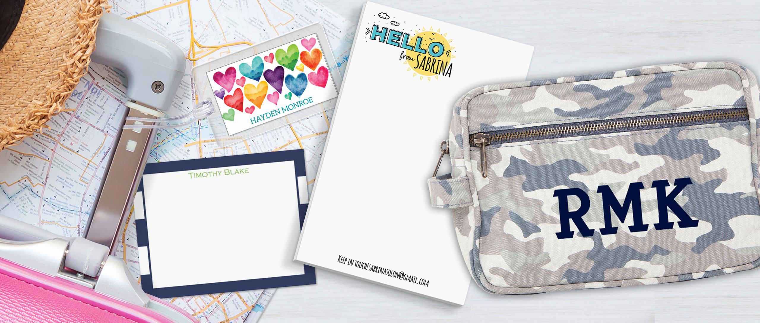 Personalized Camp Gifts, Summer Camp Gifts The Stationery Studio