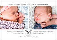 Birth Announcements for Twins & Multiples
